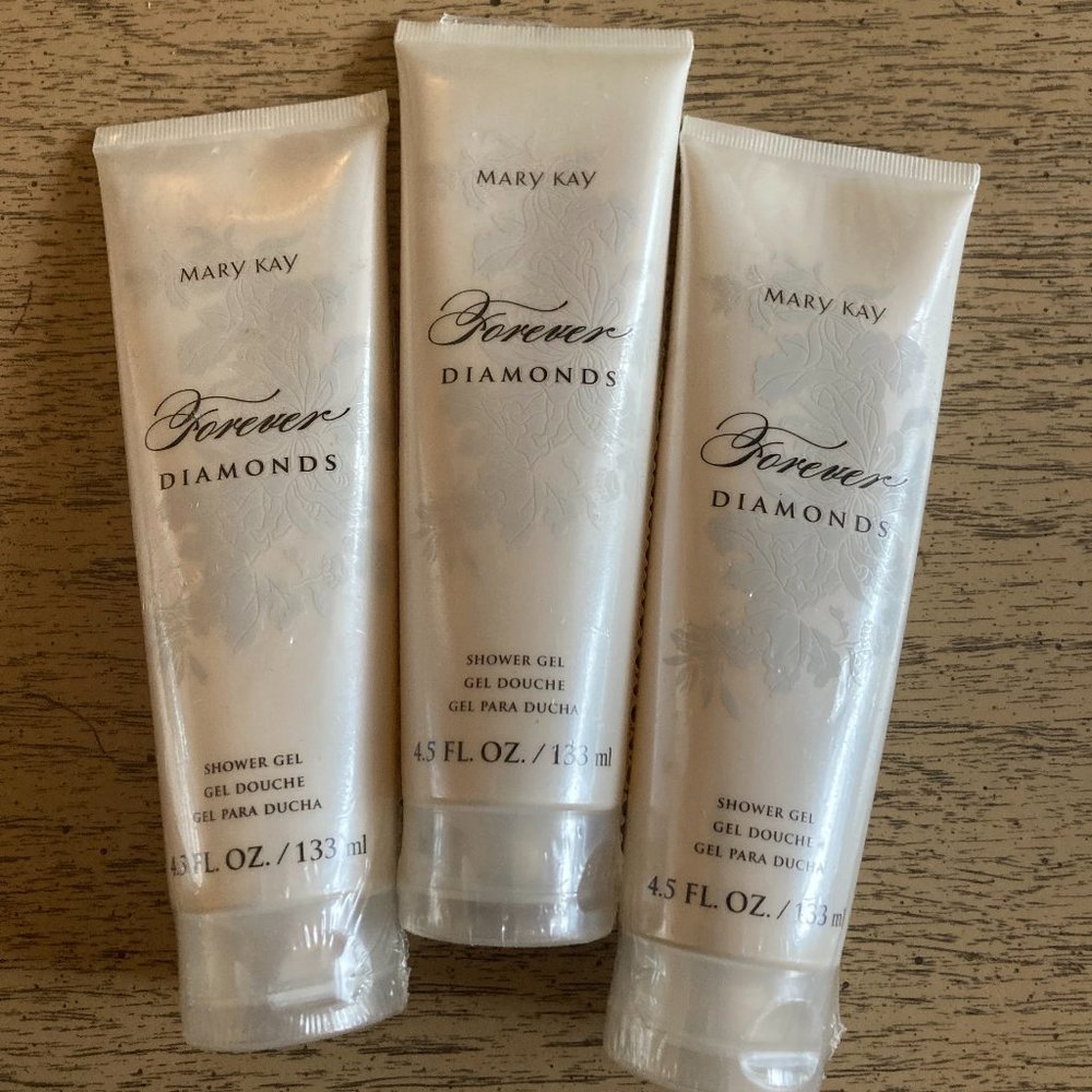 Mary Kay Forever Diamonds Shower Gel - 4.5 fl oz. - NEW 3 pack
